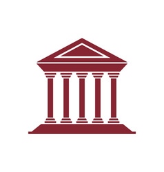 Greek temple Royalty Free Vector Image - VectorStock