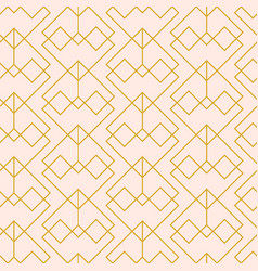 Geometric seamless art deco style rhombus Vector Image