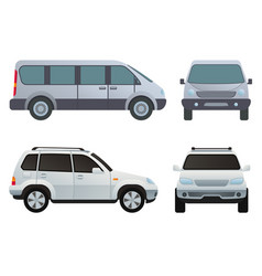 car auto vehicle transport type design travel race vector image