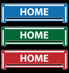 Transparent web buttons Royalty Free Vector Image