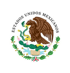 Coat of arms mexico Royalty Free Vector Image - VectorStock