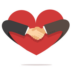 Handshake Heart Vector Images (over 1,000)