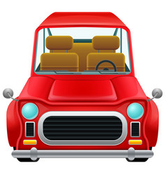 A side view a classic car Royalty Free Vector Image