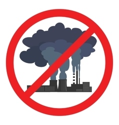 Stop air pollution Royalty Free Vector Image - VectorStock