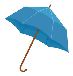 Open Blue Umbrella Royalty Free Vector Image - Vectorstock