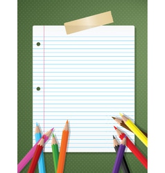 Lined paper Royalty Free Vector Image - VectorStock