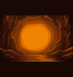 Magic cave fairy landscape of a cave with Vector Image