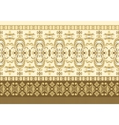Striped seamless pattern Floral wallpaper Vector Image