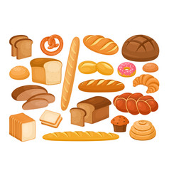 Big bread icons set Royalty Free Vector Image - VectorStock