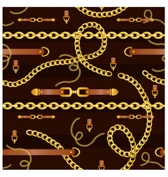 Seamless pattern with belts Royalty Free Vector Image