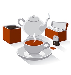 Tea bags Royalty Free Vector Image - VectorStock