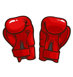 Red boxing gloves Royalty Free Vector Image - VectorStock
