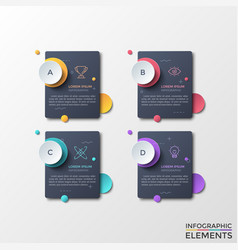 Modern infographic template Royalty Free Vector Image
