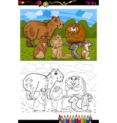 Capybara animal cartoon Royalty Free Vector Image