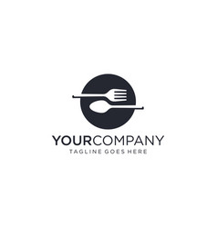 Simple restaurant logo designs inspiration Vector Image