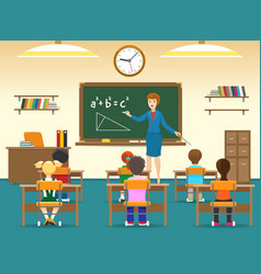 School kids Royalty Free Vector Image - VectorStock