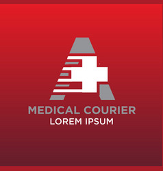 Care medicine logo designs Royalty Free Vector Image