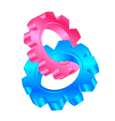 Cog wheels Royalty Free Vector Image - VectorStock