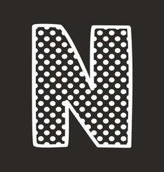black polka dots alphabet vector images over 130