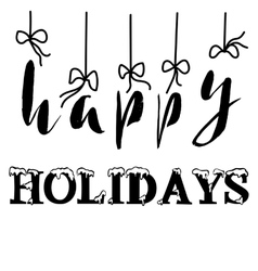 holidays modern words vector