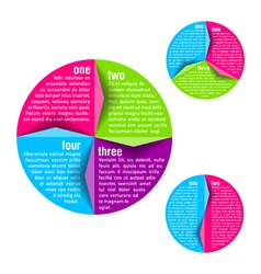 Circle diagram Royalty Free Vector Image - VectorStock