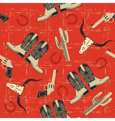 Cowboy hats seamless pattern for western Vector Image