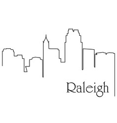 Charlotte usa skyline and landmarks silhouette Vector Image