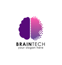 Brain creation idea icon and element Royalty Free Vector