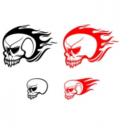 Smiling skulls Royalty Free Vector Image - VectorStock