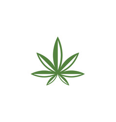 Cannabis leaf Royalty Free Vector Image - VectorStock