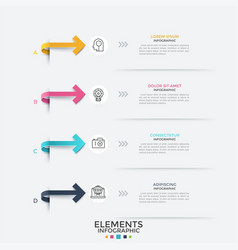 Modern infographic template Royalty Free Vector Image