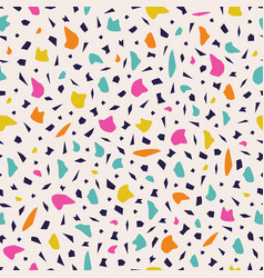 Modern terrazzo seamless pattern decorative Vector Image