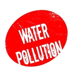 Water Pollution rubber stamp Royalty Free Vector Image