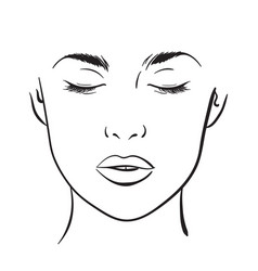 Make Up Face Charts Vector Images 39 Make Up Face Charts Vector Images 39