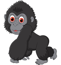 Gorilla cartoon Royalty Free Vector Image - VectorStock