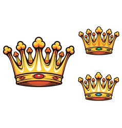 Vintage royal crown Royalty Free Vector Image - VectorStock