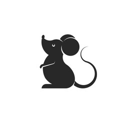 Rat silhouette 001 Royalty Free Vector Image - VectorStock