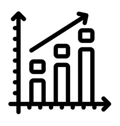 Growth chart Royalty Free Vector Image - VectorStock