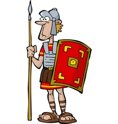 Roman legionary Royalty Free Vector Image - VectorStock