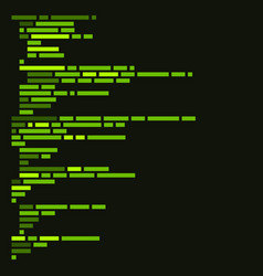 Program code listing abstract programming Vector Image