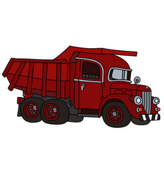 Yellow mining dump truck Royalty Free Vector Image