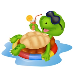 Cute cartoon turtle Royalty Free Vector Image - VectorStock