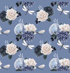 Beautiful seamless floral pattern Royalty Free Vector Image