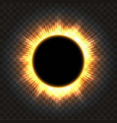 Solar eclipse Royalty Free Vector Image - VectorStock