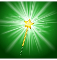 Magic wand cartoon Royalty Free Vector Image - VectorStock