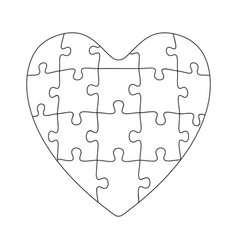 Pixel art heart love color icon valentine Vector Image