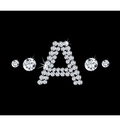 Diamond alphabetic letter k Royalty Free Vector Image