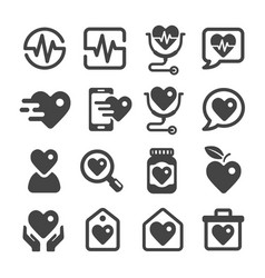 Health care icons Royalty Free Vector Image - VectorStock