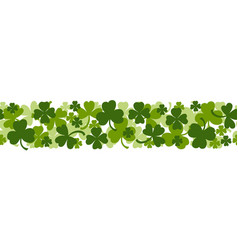 Leaves of clover Royalty Free Vector Image - VectorStock