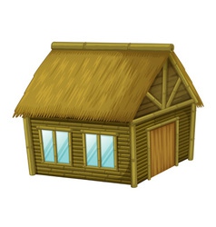 Cartoon Hut Royalty Free Vector Image - Vectorstock